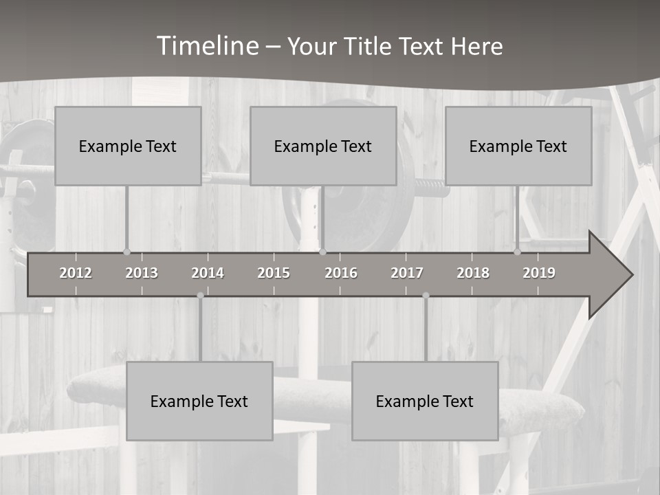 Weight Club Bodybuilding PowerPoint Template