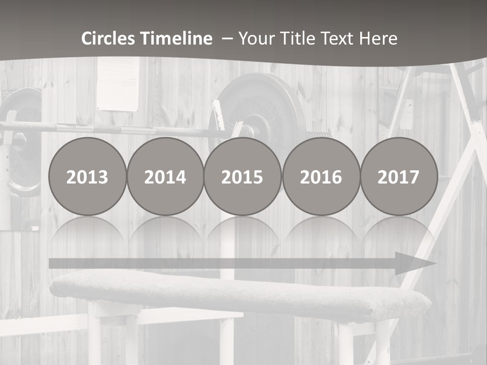 Weight Club Bodybuilding PowerPoint Template