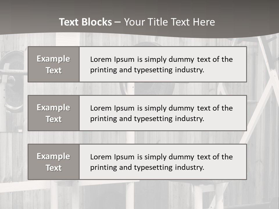 Weight Club Bodybuilding PowerPoint Template