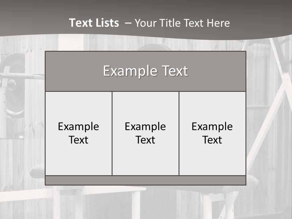 Weight Club Bodybuilding PowerPoint Template