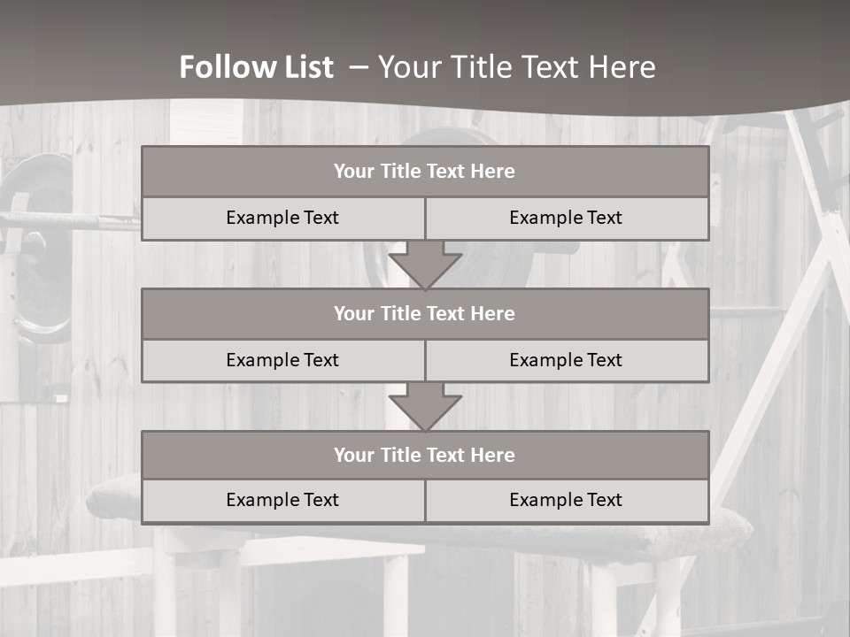 Weight Club Bodybuilding PowerPoint Template