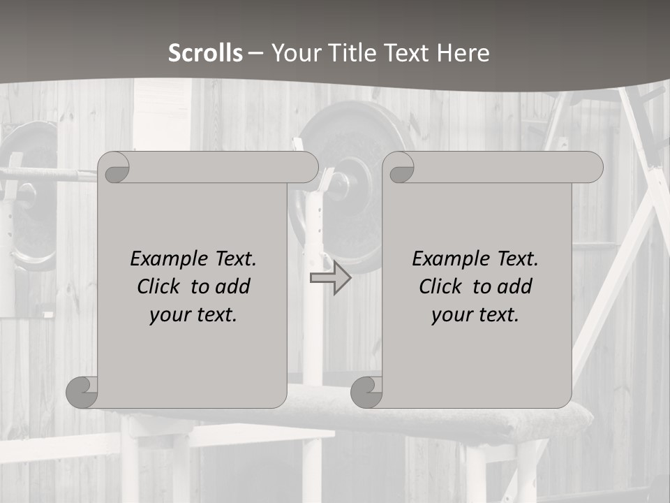 Weight Club Bodybuilding PowerPoint Template