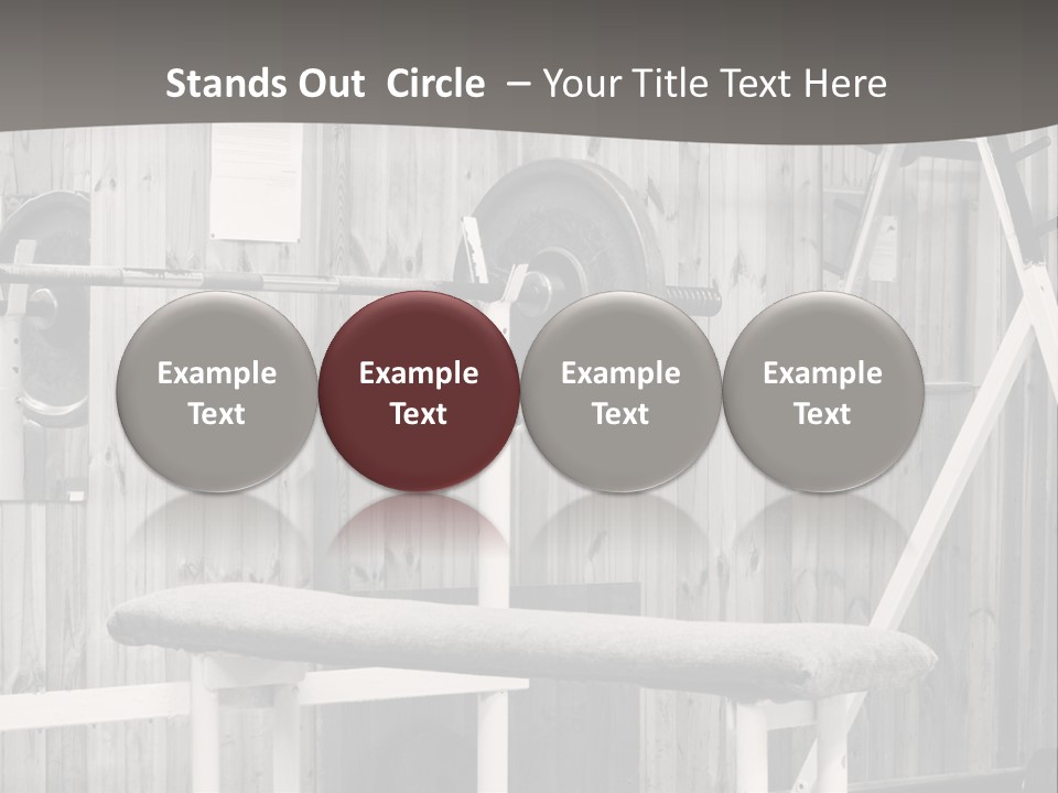 Weight Club Bodybuilding PowerPoint Template