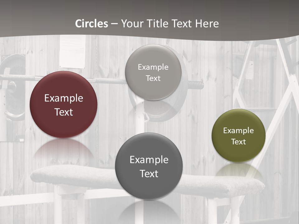 Weight Club Bodybuilding PowerPoint Template