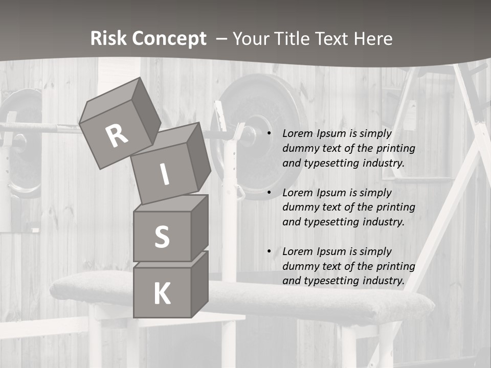 Weight Club Bodybuilding PowerPoint Template