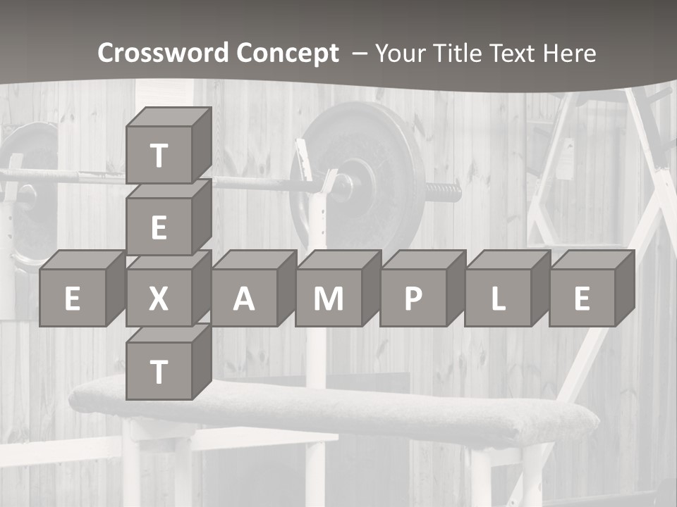 Weight Club Bodybuilding PowerPoint Template