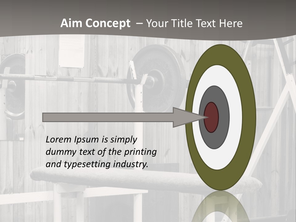 Weight Club Bodybuilding PowerPoint Template