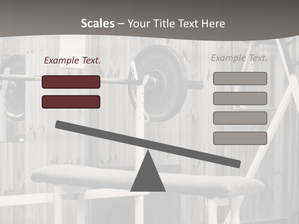 Weight Club Bodybuilding PowerPoint Template