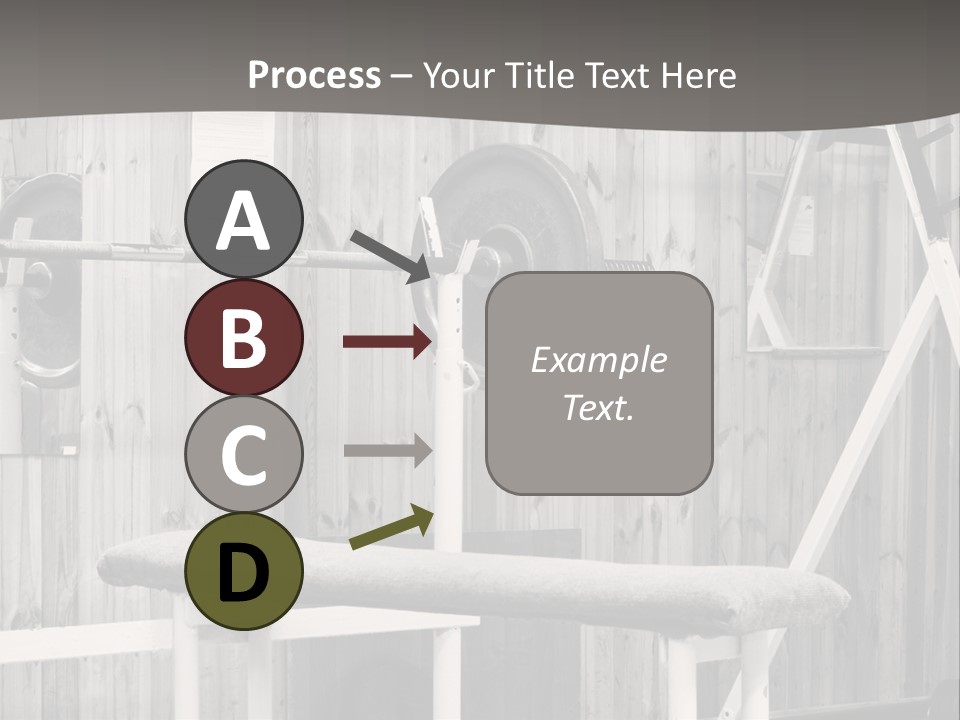 Weight Club Bodybuilding PowerPoint Template