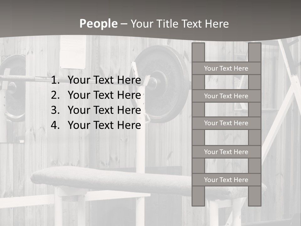 Weight Club Bodybuilding PowerPoint Template