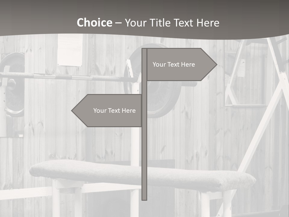 Weight Club Bodybuilding PowerPoint Template
