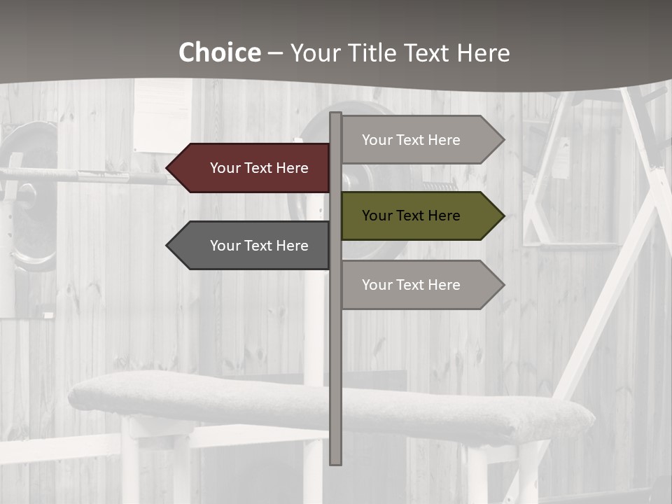 Weight Club Bodybuilding PowerPoint Template