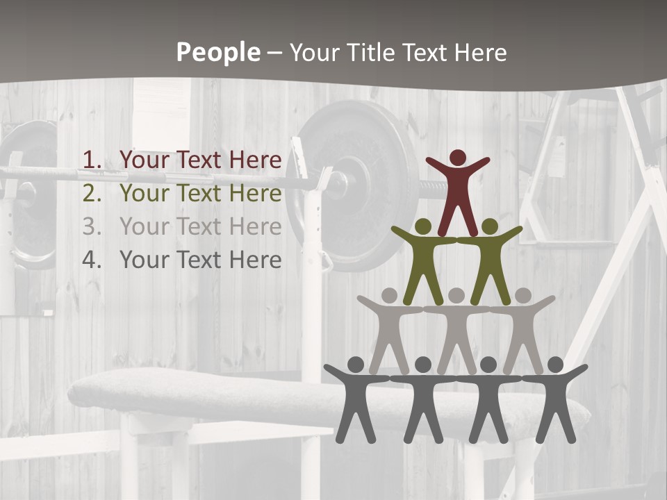 Weight Club Bodybuilding PowerPoint Template