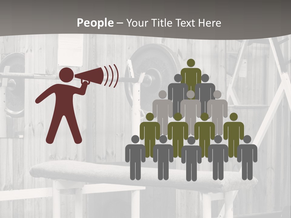 Weight Club Bodybuilding PowerPoint Template