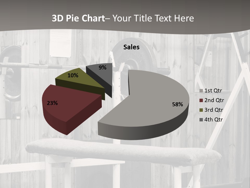 Weight Club Bodybuilding PowerPoint Template