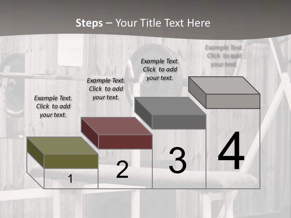 Weight Club Bodybuilding PowerPoint Template