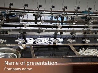 China Fabric Process PowerPoint Template