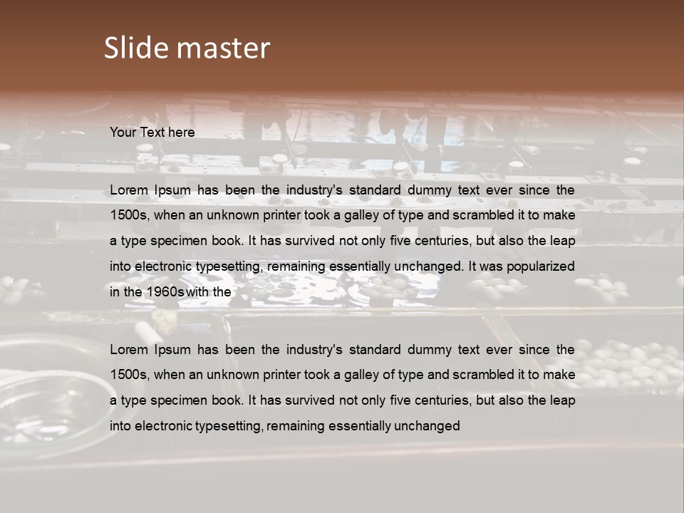 China Fabric Process PowerPoint Template