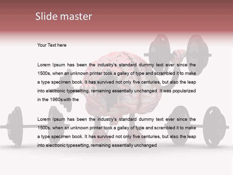 Clay Tennis Lifestyle PowerPoint Template