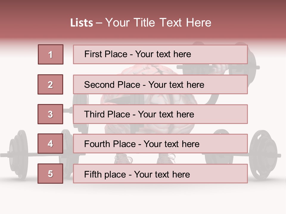Clay Tennis Lifestyle PowerPoint Template