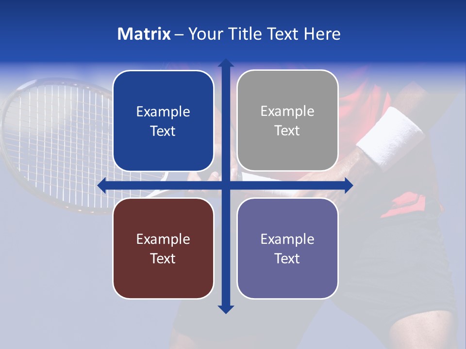 Clay Tennis Lifestyle PowerPoint Template