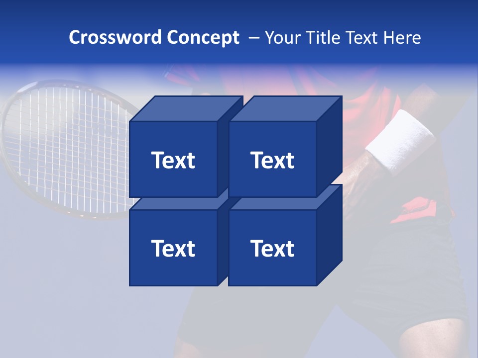 Clay Tennis Lifestyle PowerPoint Template