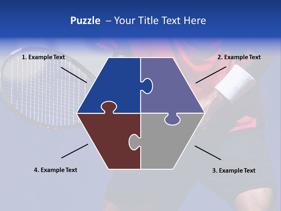 Clay Tennis Lifestyle PowerPoint Template