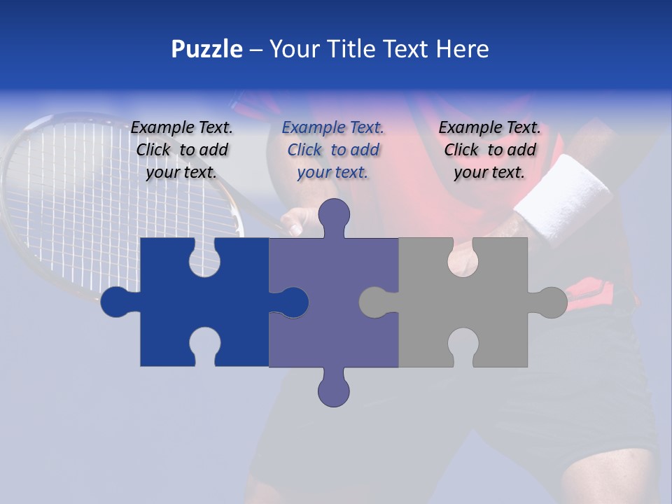 Clay Tennis Lifestyle PowerPoint Template