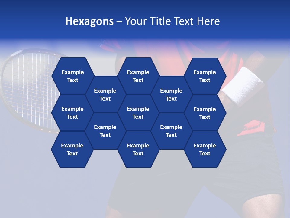 Clay Tennis Lifestyle PowerPoint Template