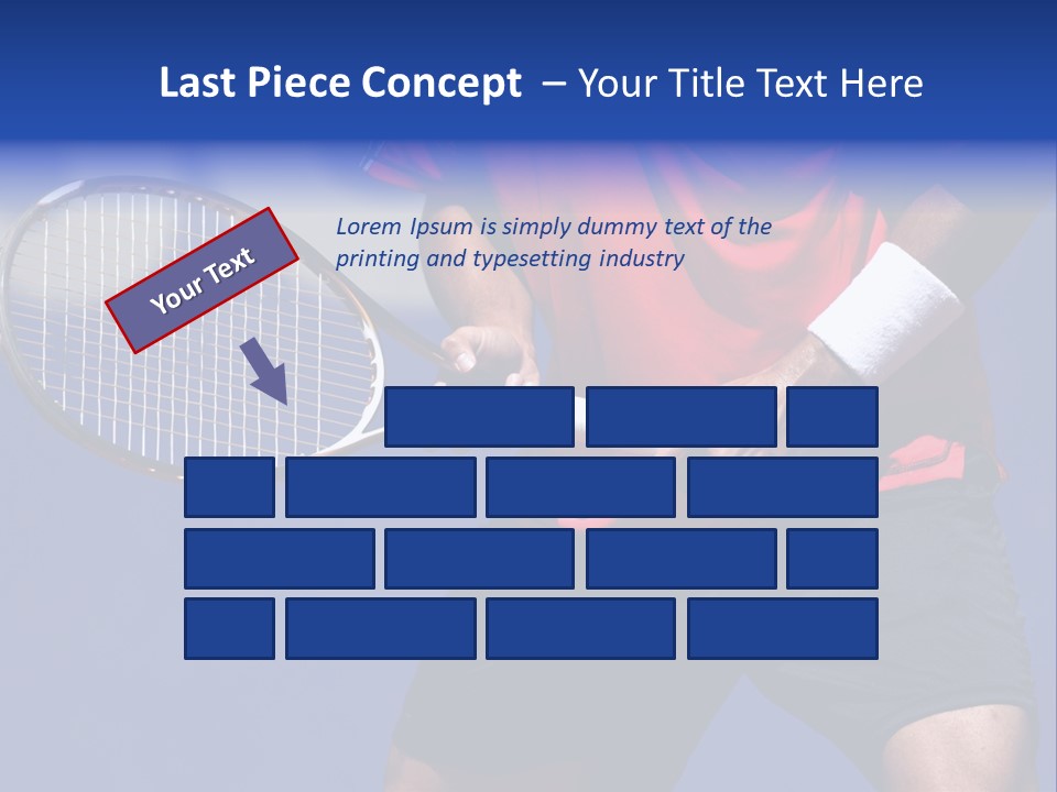 Clay Tennis Lifestyle PowerPoint Template