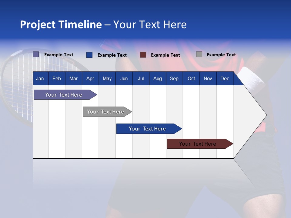 Clay Tennis Lifestyle PowerPoint Template