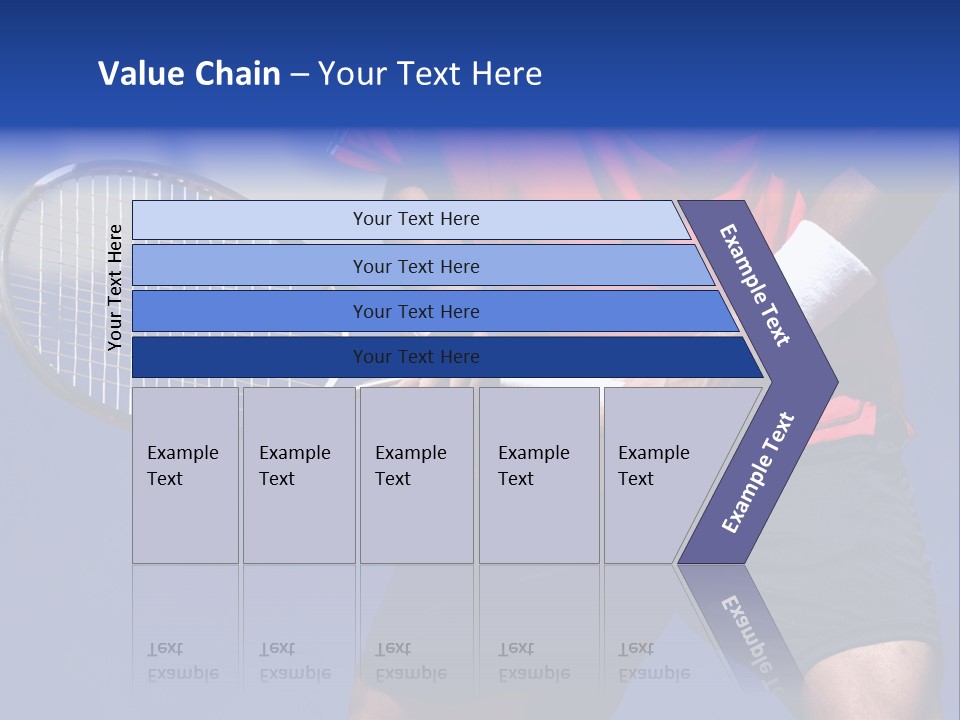 Clay Tennis Lifestyle PowerPoint Template
