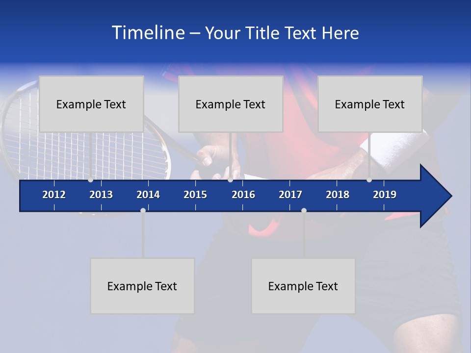 Clay Tennis Lifestyle PowerPoint Template