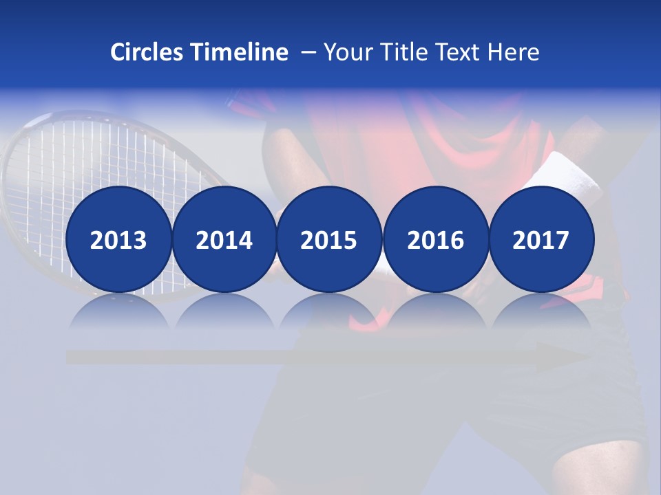 Clay Tennis Lifestyle PowerPoint Template