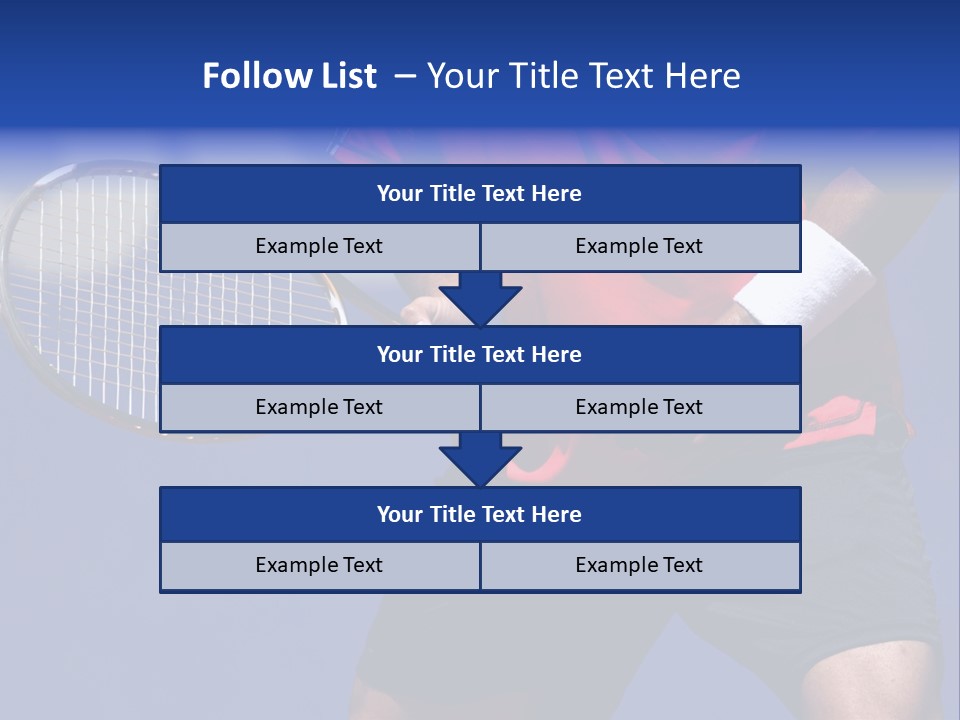Clay Tennis Lifestyle PowerPoint Template
