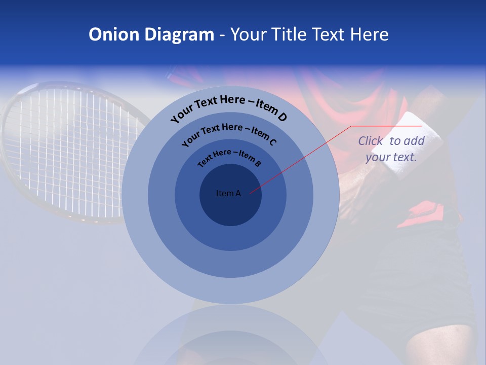 Clay Tennis Lifestyle PowerPoint Template