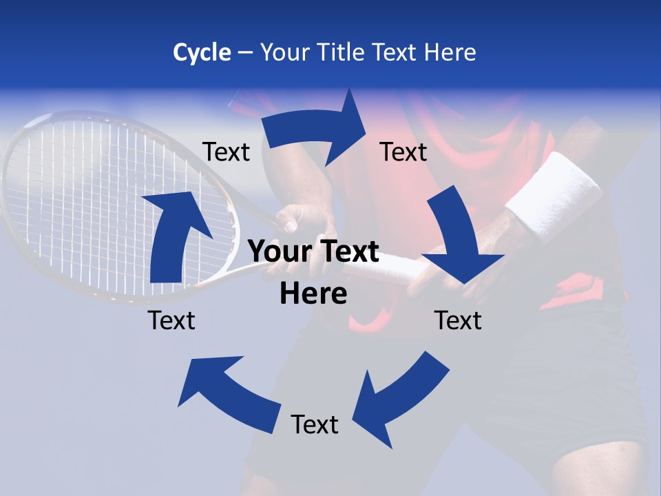 Clay Tennis Lifestyle PowerPoint Template