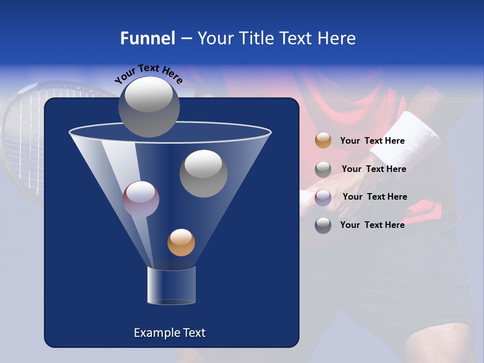 Clay Tennis Lifestyle PowerPoint Template