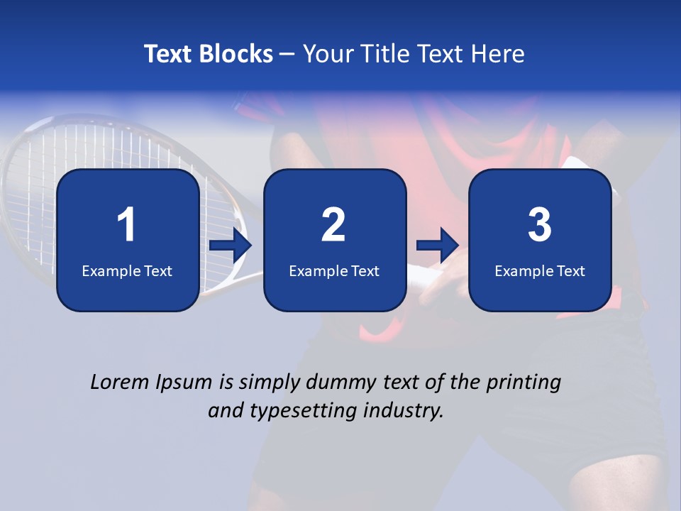 Clay Tennis Lifestyle PowerPoint Template