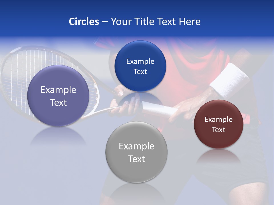 Clay Tennis Lifestyle PowerPoint Template