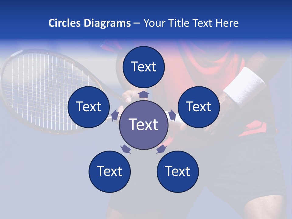 Clay Tennis Lifestyle PowerPoint Template