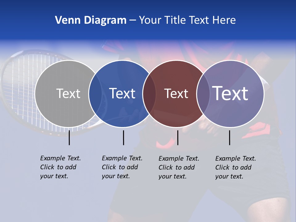 Clay Tennis Lifestyle PowerPoint Template