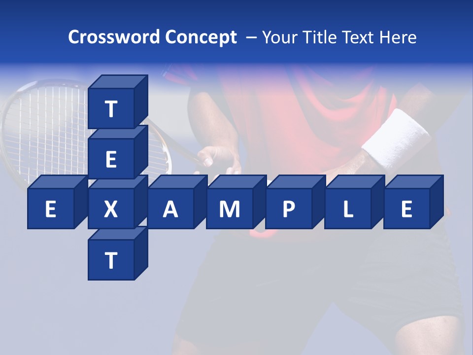 Clay Tennis Lifestyle PowerPoint Template