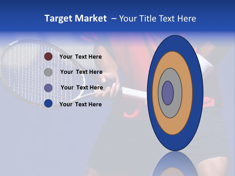 Clay Tennis Lifestyle PowerPoint Template