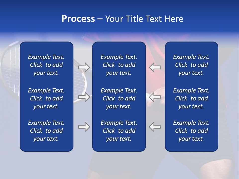 Clay Tennis Lifestyle PowerPoint Template