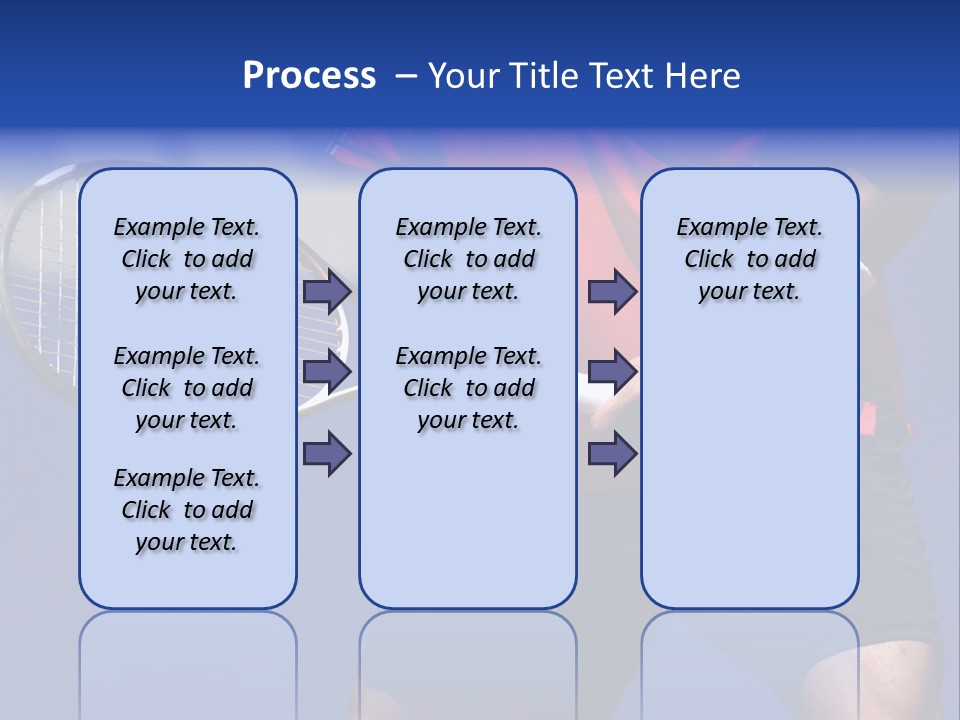 Clay Tennis Lifestyle PowerPoint Template