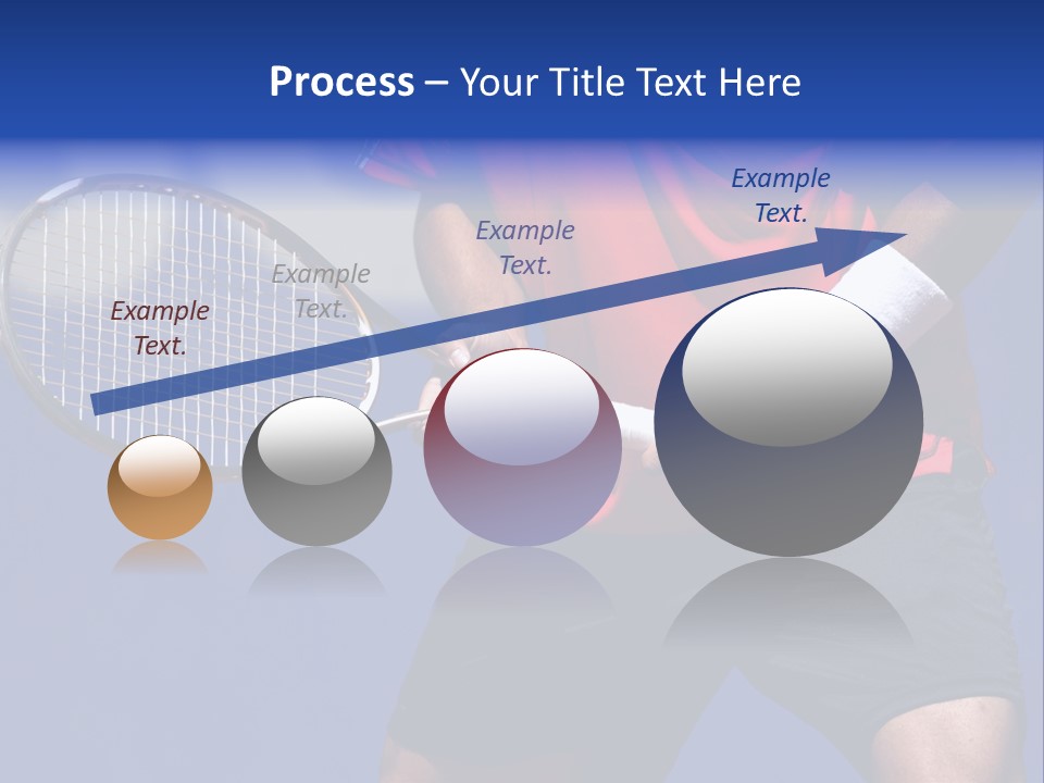 Clay Tennis Lifestyle PowerPoint Template