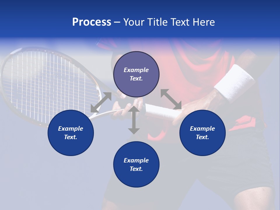 Clay Tennis Lifestyle PowerPoint Template