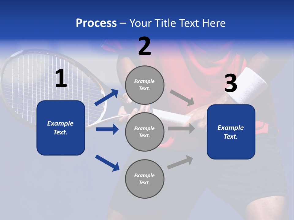 Clay Tennis Lifestyle PowerPoint Template