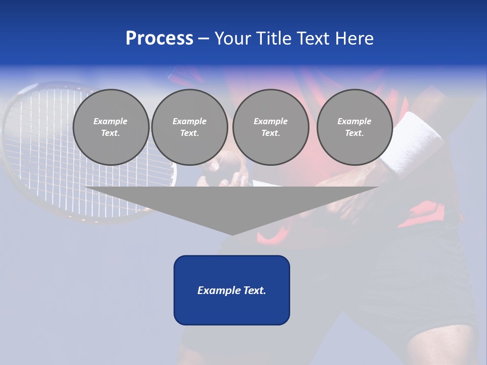 Clay Tennis Lifestyle PowerPoint Template